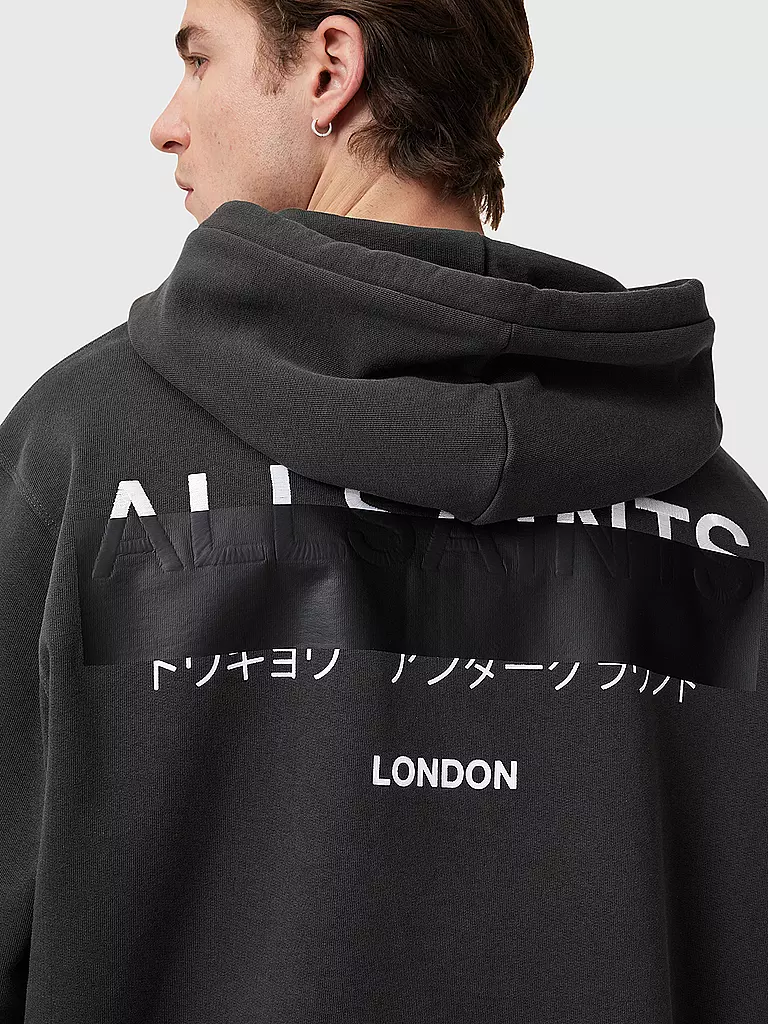 ALLSAINTS | Kapuzensweater - Hoodie REDACT | schwarz