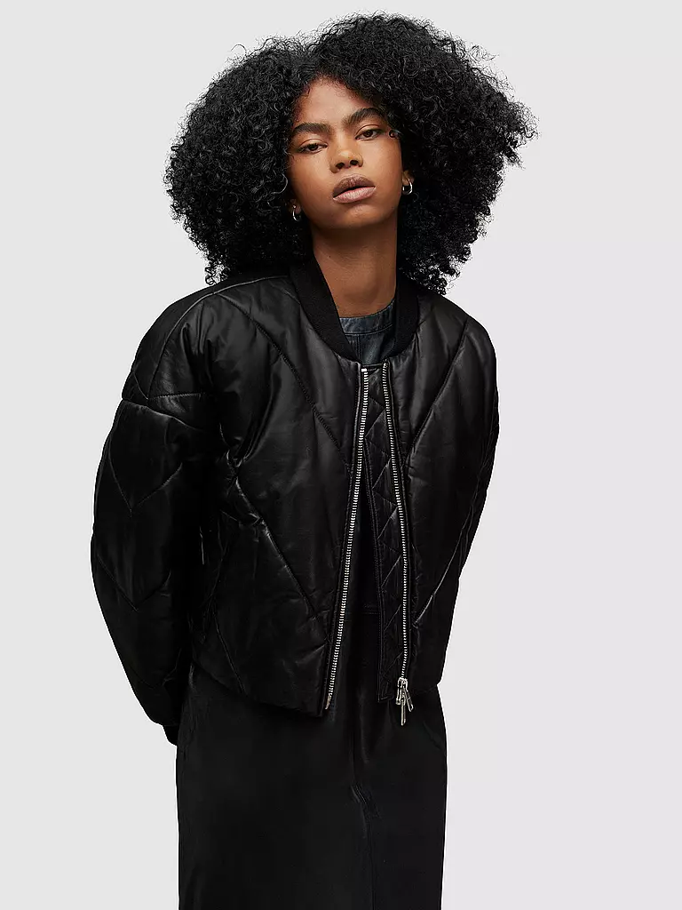 ALLSAINTS | Lederjacke - Blouson | schwarz