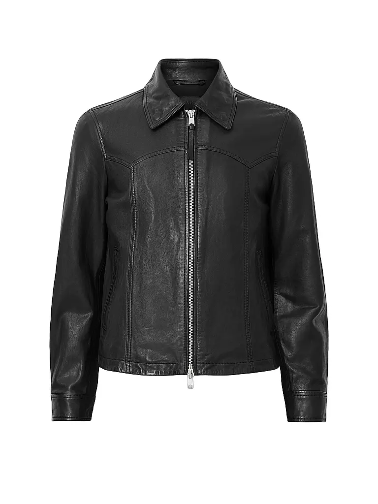 ALLSAINTS | Lederjacke NELLCOT | schwarz