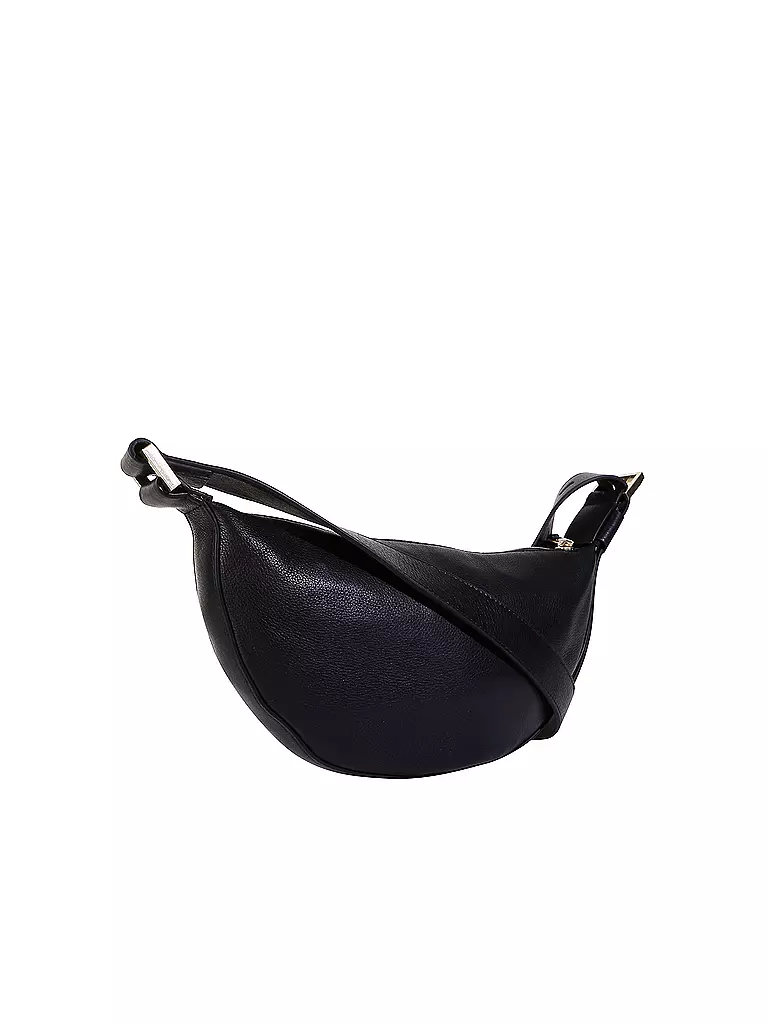 ALLSAINTS | Ledertasche - Umhängetasche Half Moon | schwarz