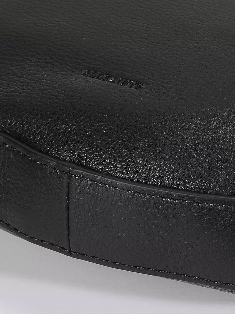 ALLSAINTS | Ledertasche - Umhängetasche Half Moon | schwarz