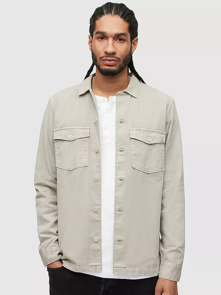 ALLSAINTS | Overshirt Spotter  | grau