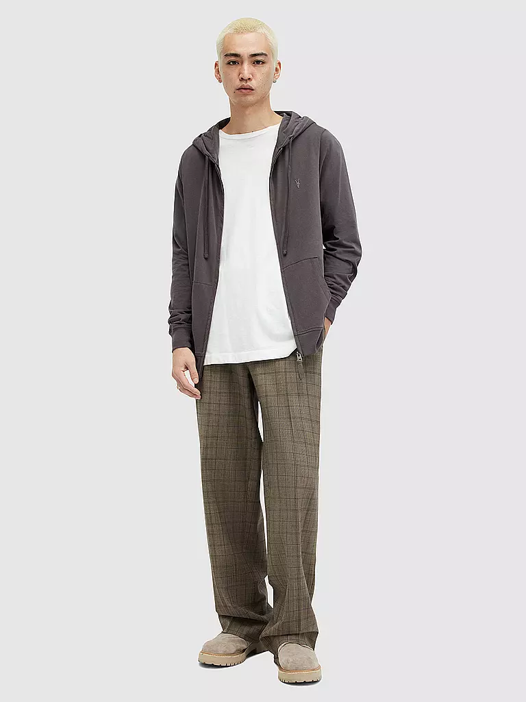 ALLSAINTS | Sweatjacke BRACE | grau