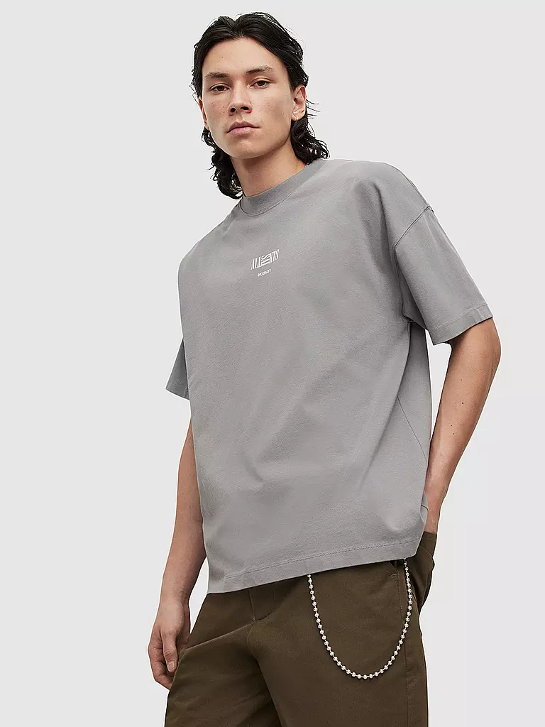 ALLSAINTS | T-Shirt BURMAN | grau