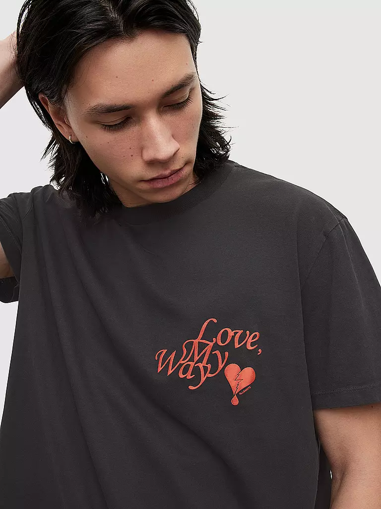 ALLSAINTS | T-Shirt DIRECTION | schwarz