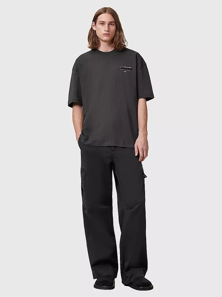 ALLSAINTS | T-Shirt Oversized Fit REDACT | schwarz