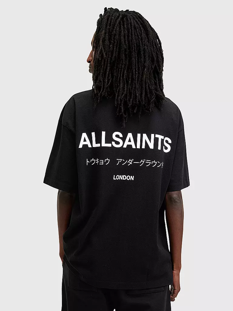 ALLSAINTS | T-Shirt UNDERGROUND | schwarz