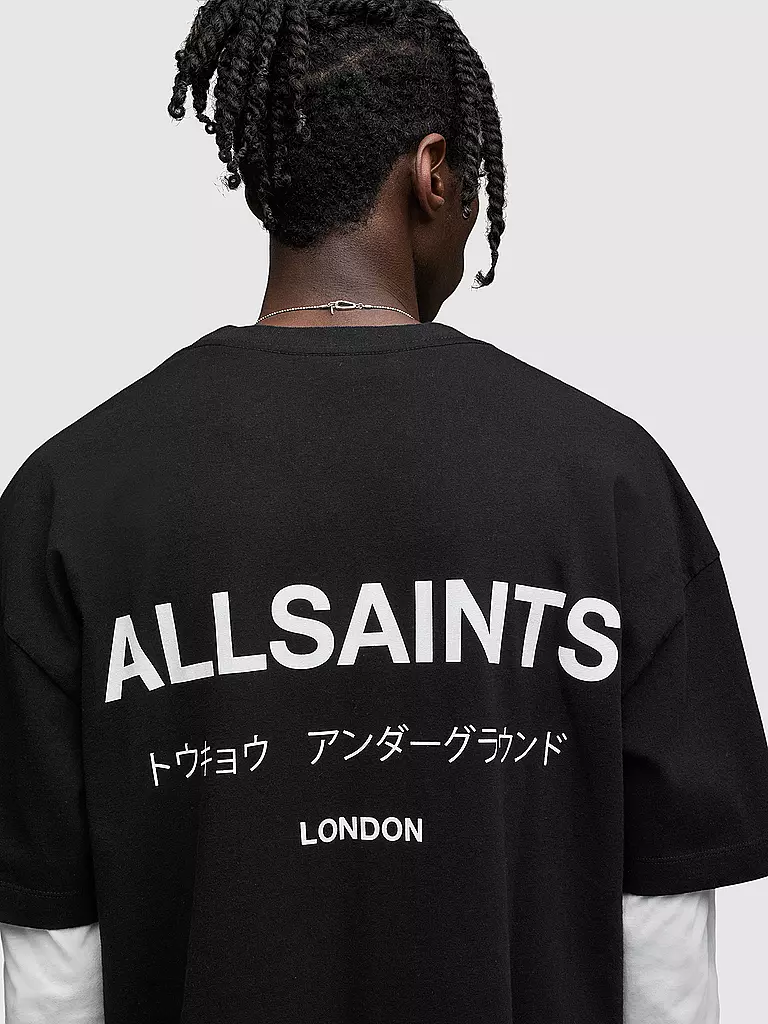 ALLSAINTS | T-Shirt UNDERGROUND | schwarz