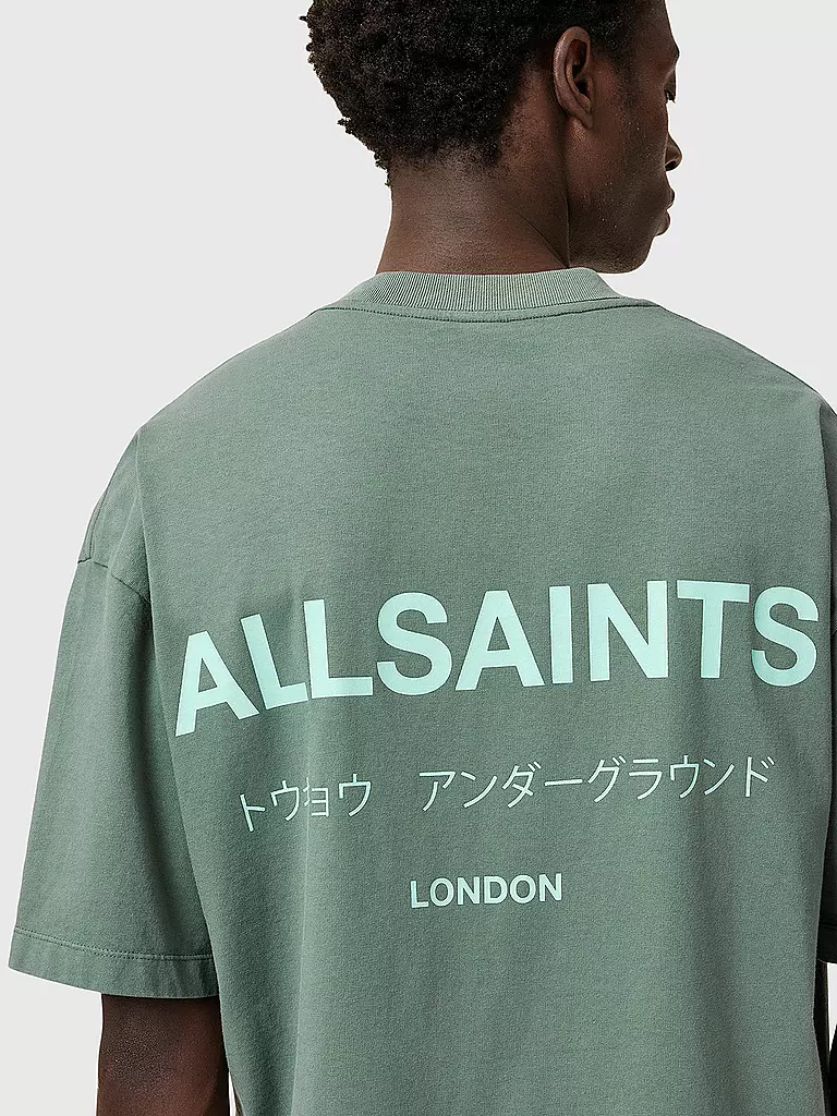 ALLSAINTS | T-Shirt UNDERGROUND | grün