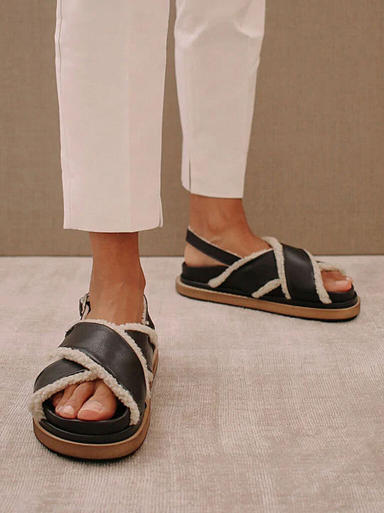 ALOHAS Sandale Marshmallow  schwarz | 38
