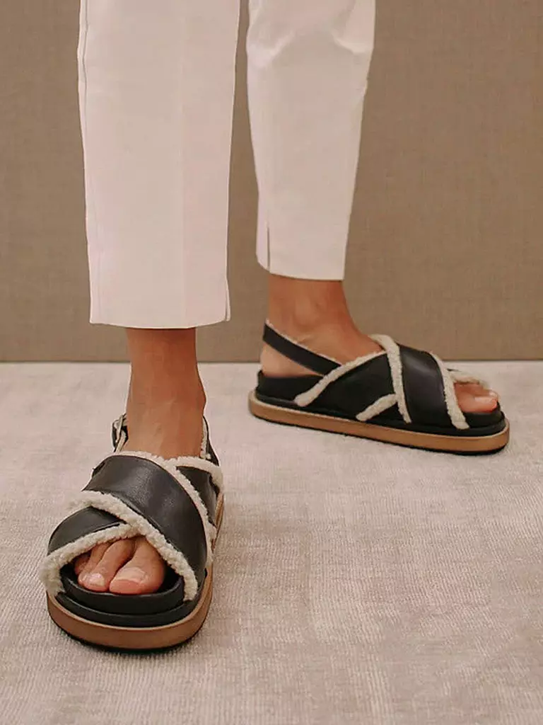 ALOHAS | Sandalen MARSHMALLOW | schwarz