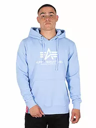 ALPHA INDUSTRIES | Kapuzensweater - Hoodie  | hellblau
