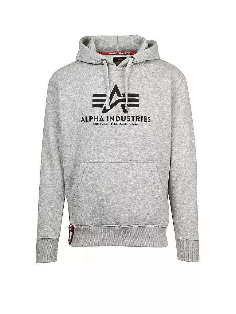 ALPHA INDUSTRIES | Kapuzensweater - Hoodie  | grau