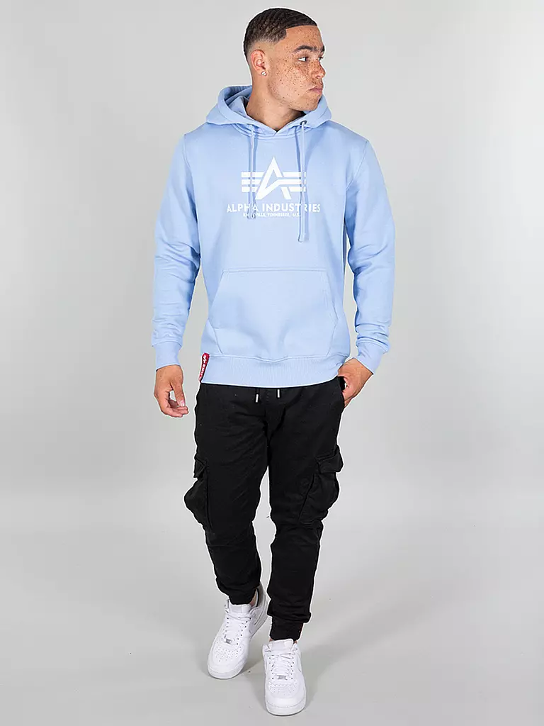 ALPHA INDUSTRIES | Kapuzensweater - Hoodie  | hellblau