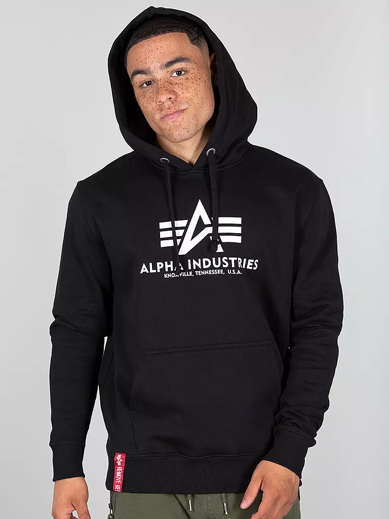 ALPHA INDUSTRIES | Kapuzensweater - Hoodie  | schwarz