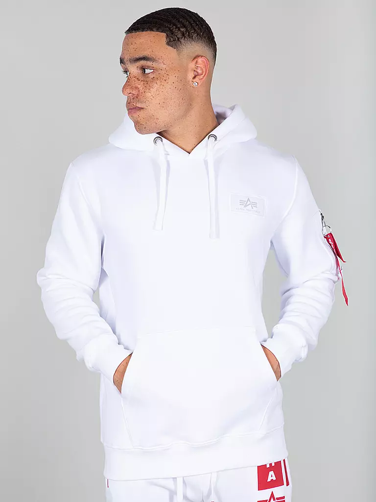 ALPHA INDUSTRIES | Kapuzensweater - Hoodie  | weiss