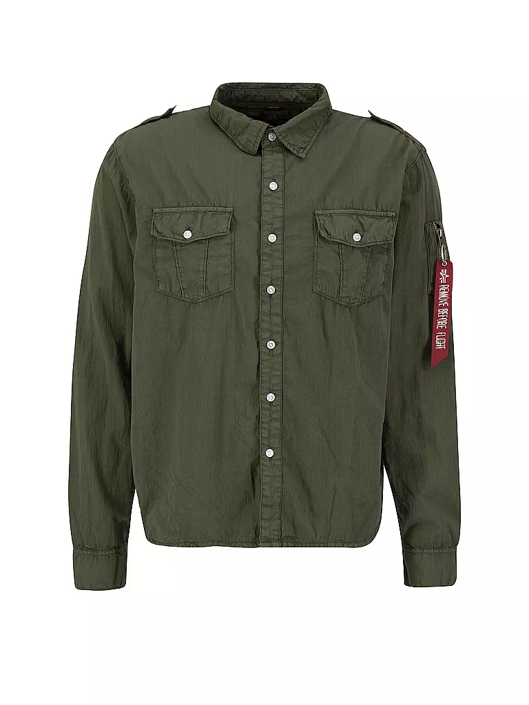 ALPHA INDUSTRIES | Overshirt | olive