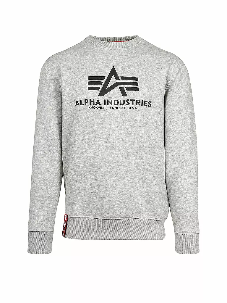 ALPHA INDUSTRIES | Sweater  | grau