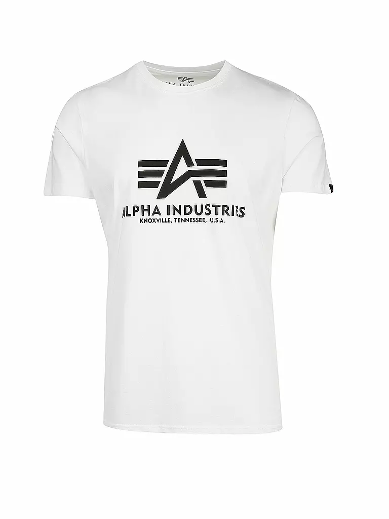 ALPHA INDUSTRIES | T-Shirt  | weiss