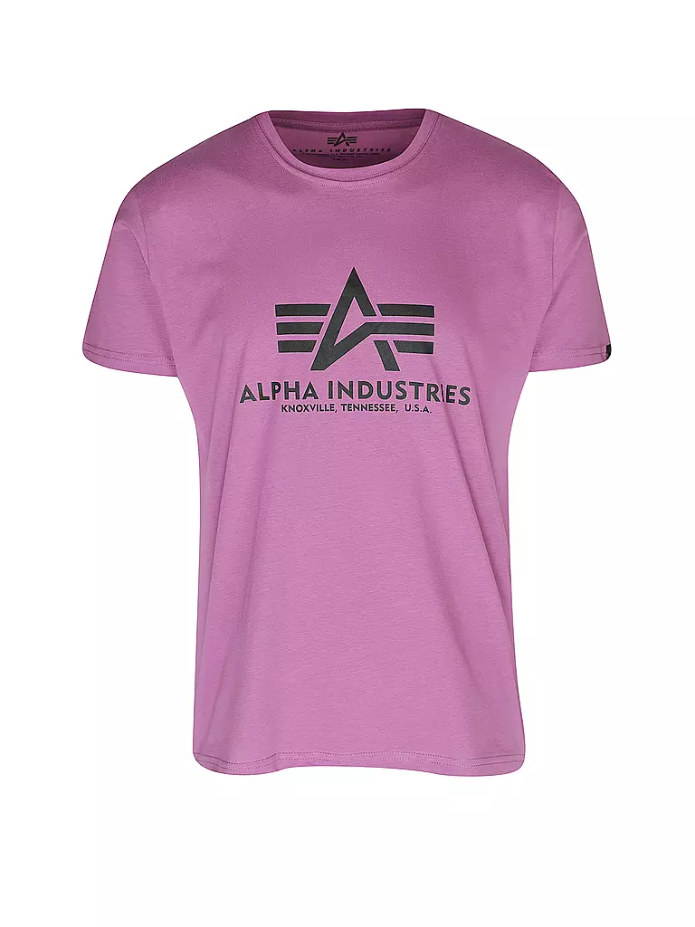 ALPHA INDUSTRIES | T-Shirt  | lila