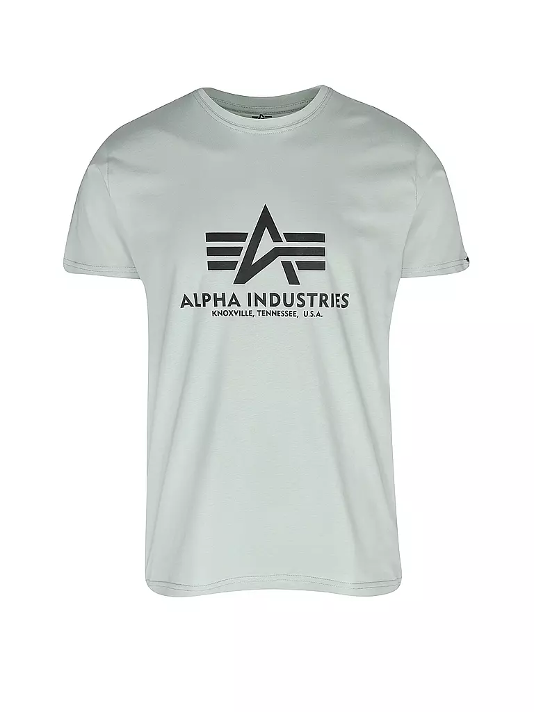 ALPHA INDUSTRIES | T-Shirt  | hellgrün
