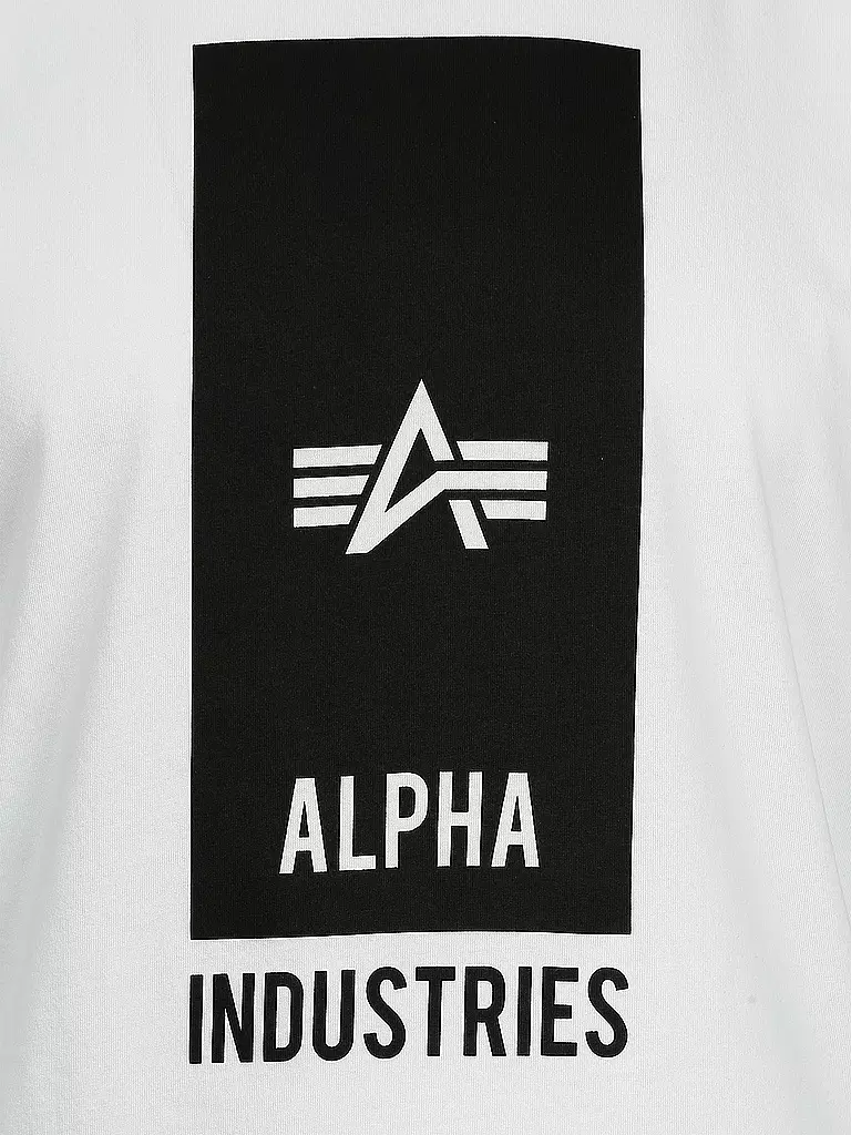 ALPHA INDUSTRIES | T-Shirt  | weiß