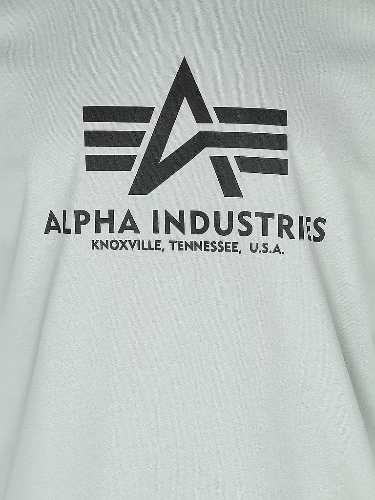 ALPHA INDUSTRIES | T-Shirt  | hellgrün