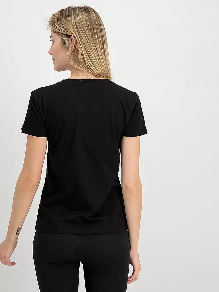 ALPHA INDUSTRIES | T-Shirt Regular Fit | schwarz
