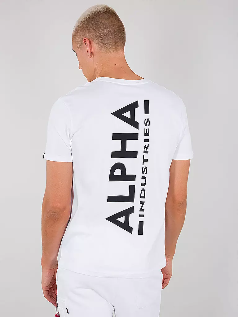 ALPHA INDUSTRIES | T-Shirt | weiss