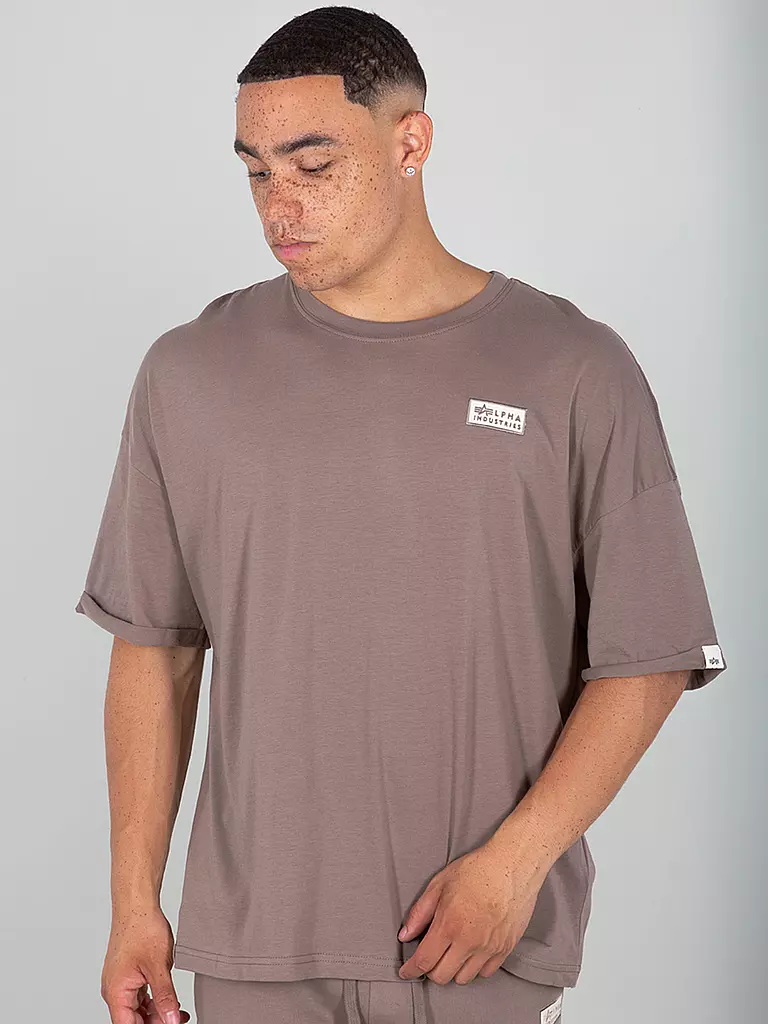 ALPHA INDUSTRIES | T-Shirt | braun