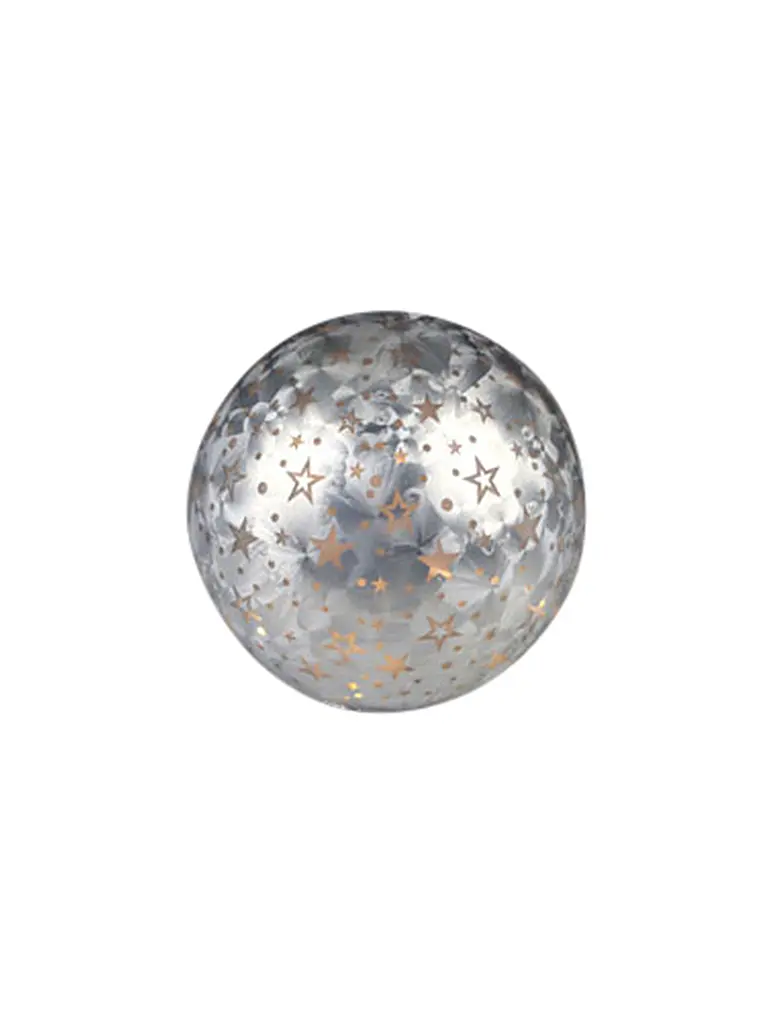 AM DESIGN | LED Weihnachtskugel 15cm | Silber