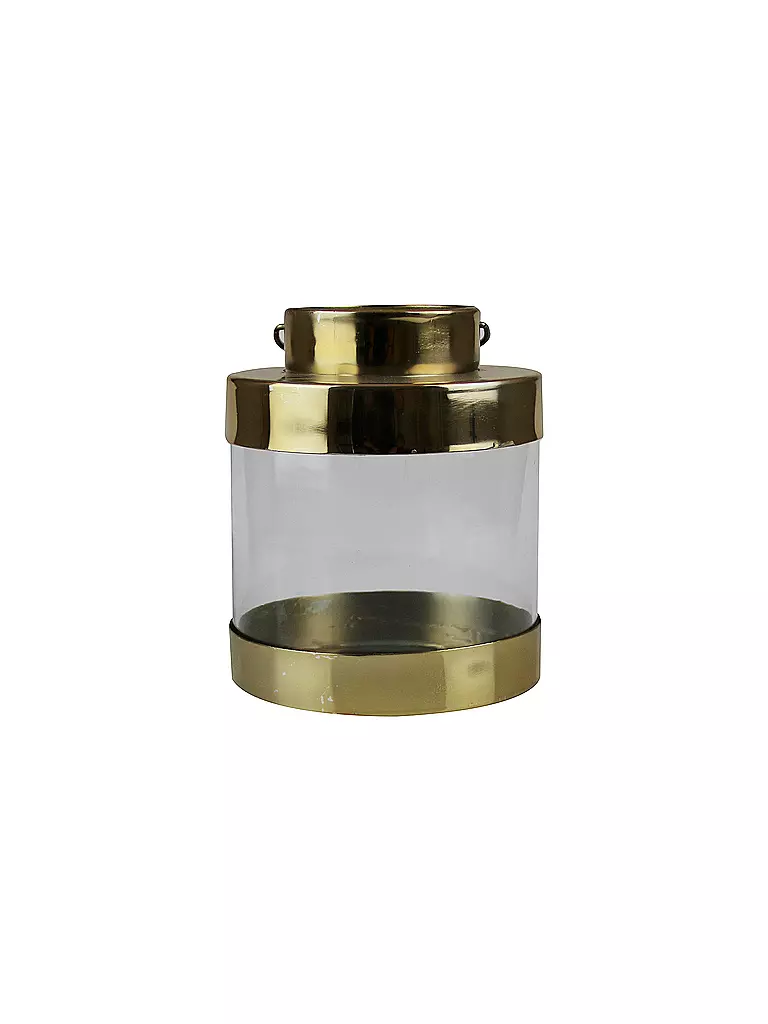 AM DESIGN | Weihnachts Laterne 15x22cm Gold | gold