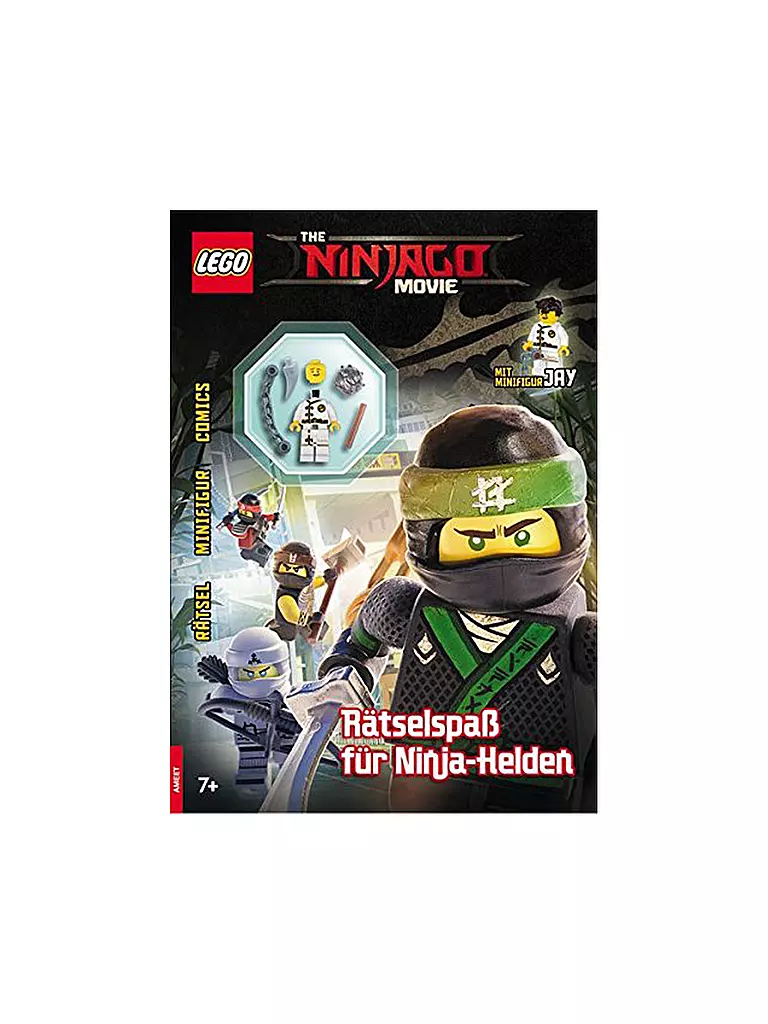 AMEET-VERLAG | Taschenbuch - LEGO® NINJAGO® Movie - Rätselspaß für Ninja-Helden  | transparent
