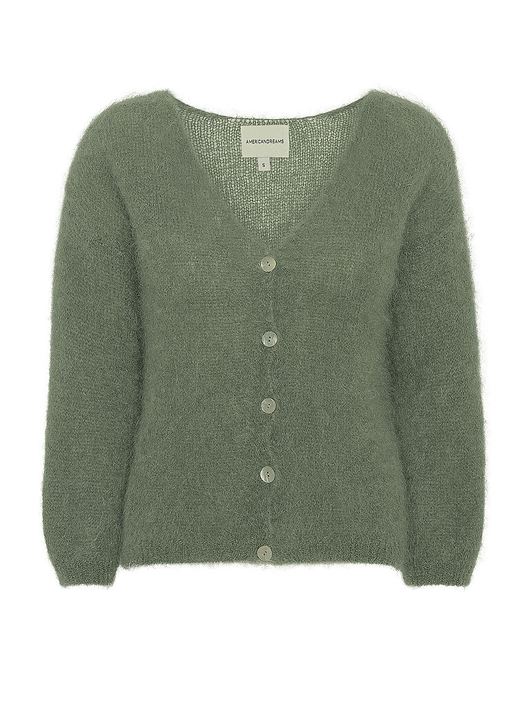 AMERICAN DREAMS Cardigan CORNELIA dunkelgrün | M
