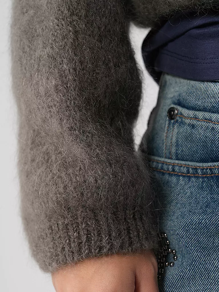 AMERICAN DREAMS | Cardigan Cropped Fit CORNELIA | hellblau