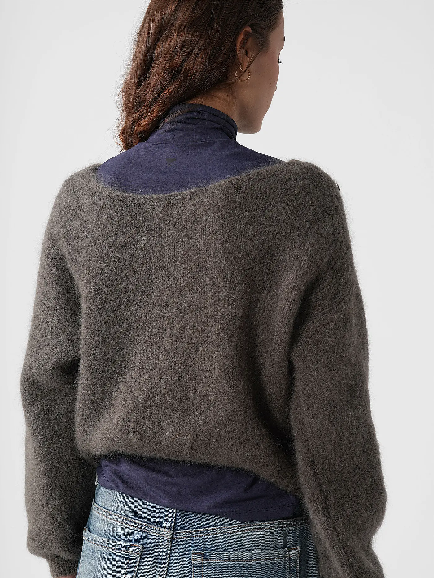 AMERICAN DREAMS | Cardigan Cropped Fit CORNELIA | braun