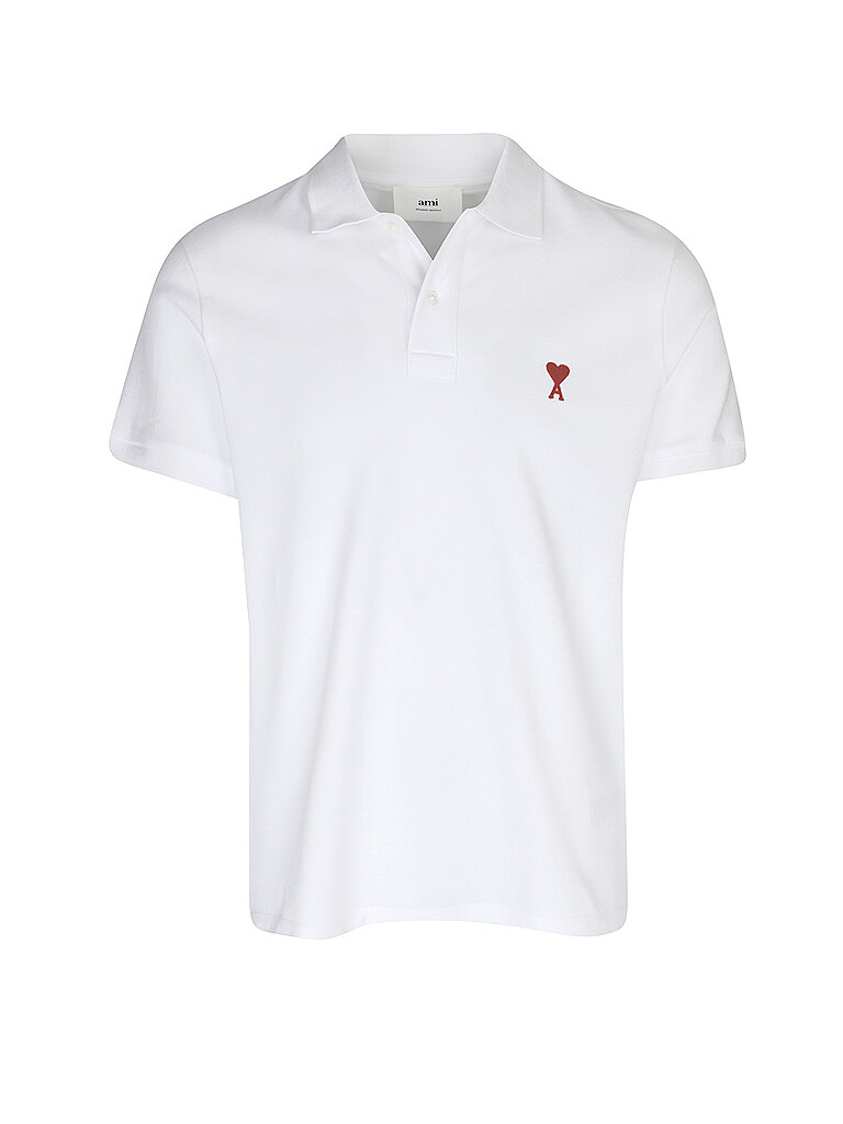 AMI PARIS Poloshirt weiss | L