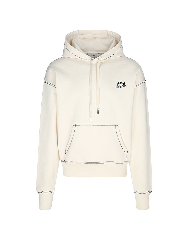 AMI PARIS Kapuzensweater - Hoodie creme | L