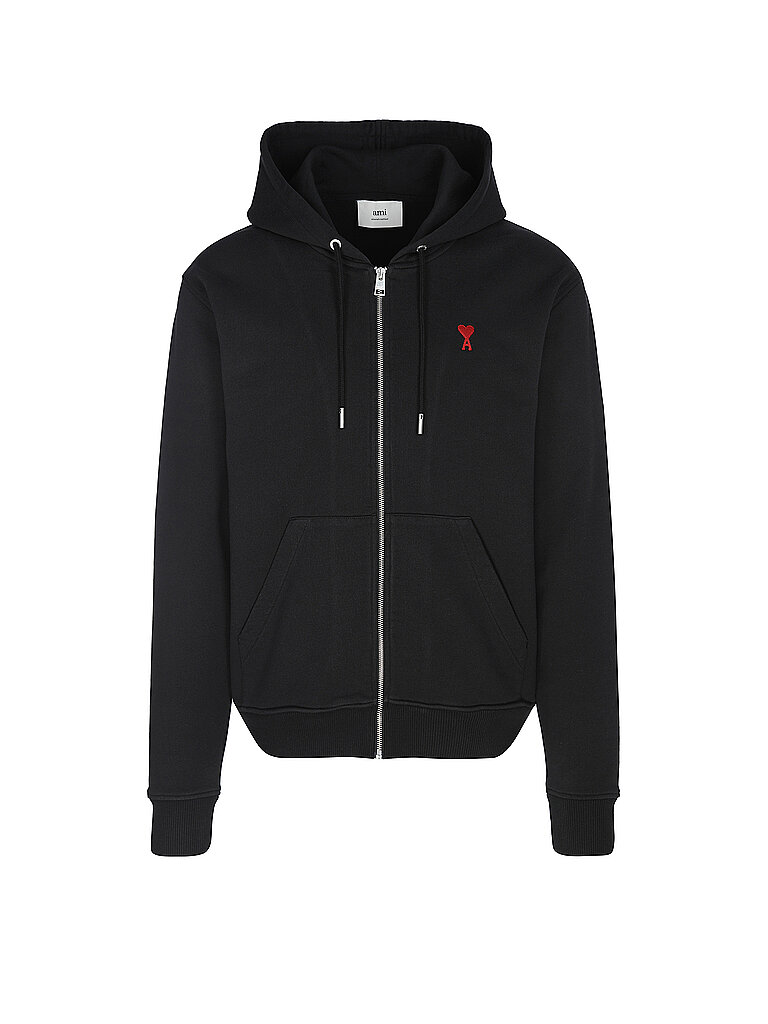 AMI PARIS Kapuzensweater - Hoodie schwarz | L