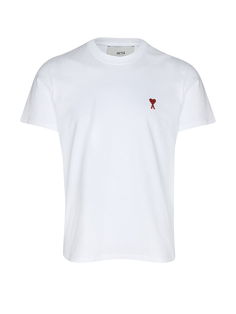 AMI PARIS T-Shirt CLASSIC weiss | L