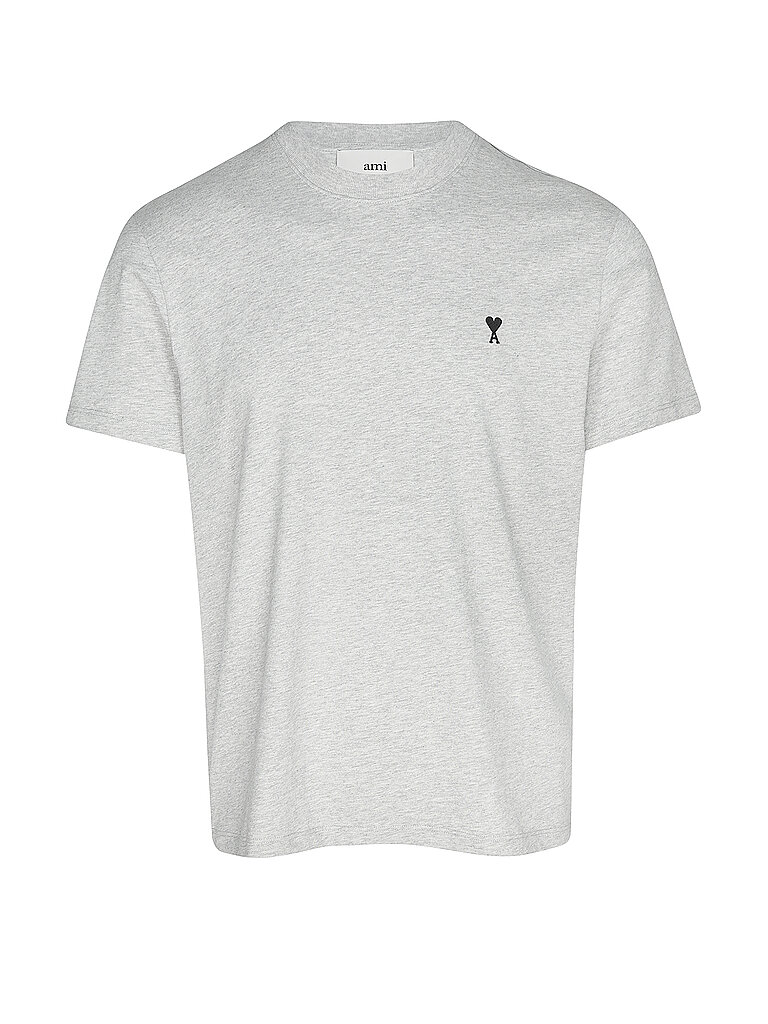 AMI PARIS T-Shirt hellgrau | L
