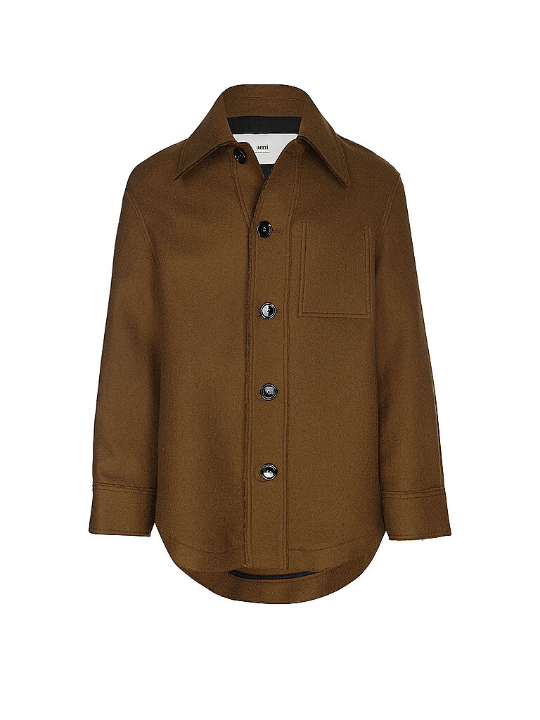 AMI PARIS Overshirt camel | L