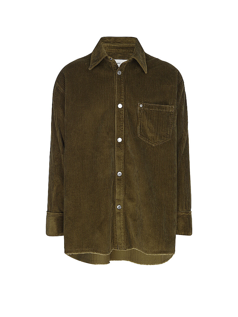 AMI PARIS Overshirt braun | S