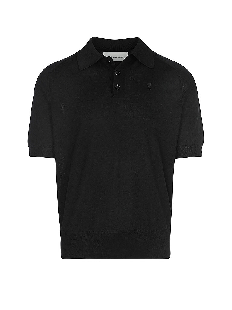 AMI PARIS Poloshirt schwarz | L