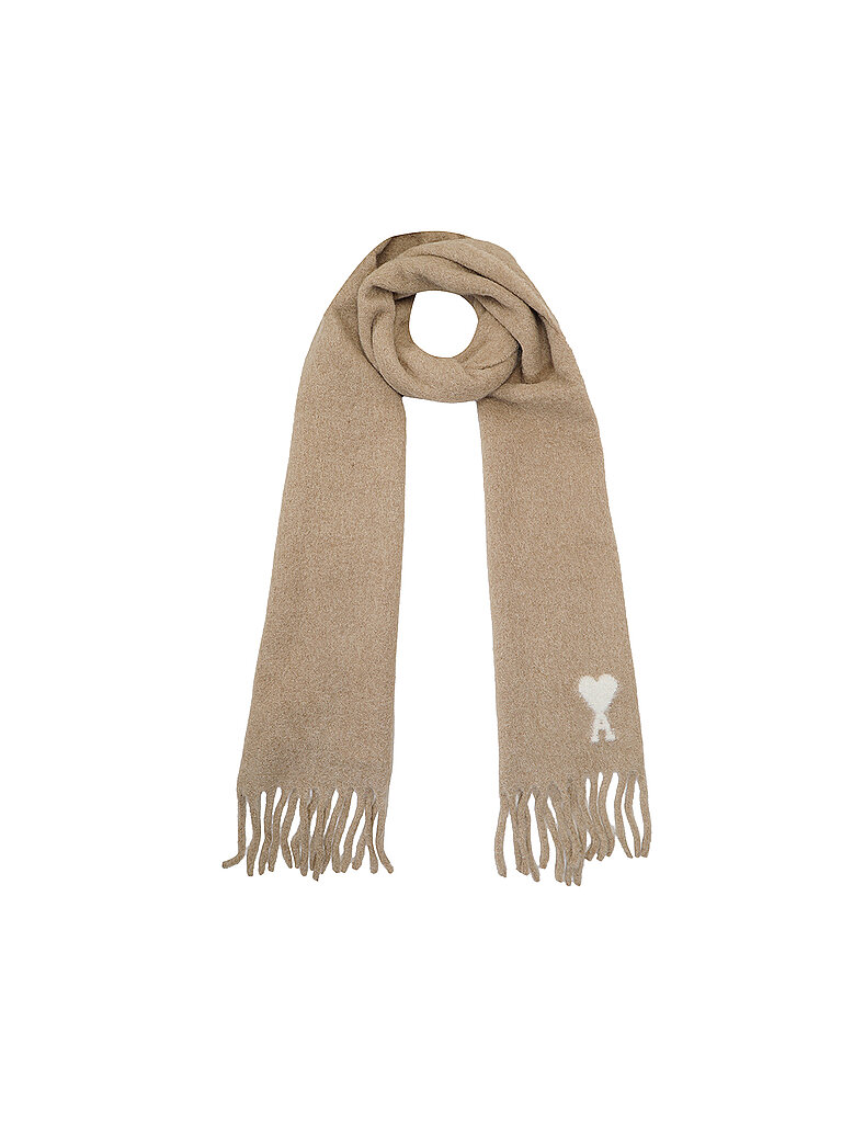 AMI PARIS Schal beige