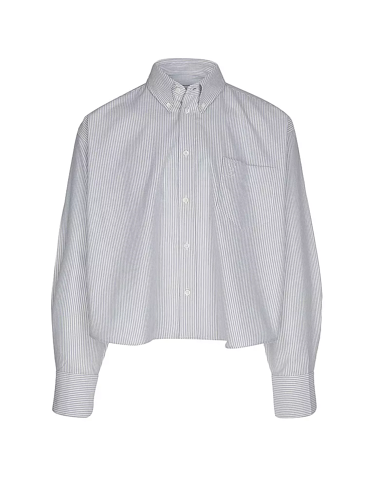 AMI PARIS | Hemd Cropped Fit | hellblau