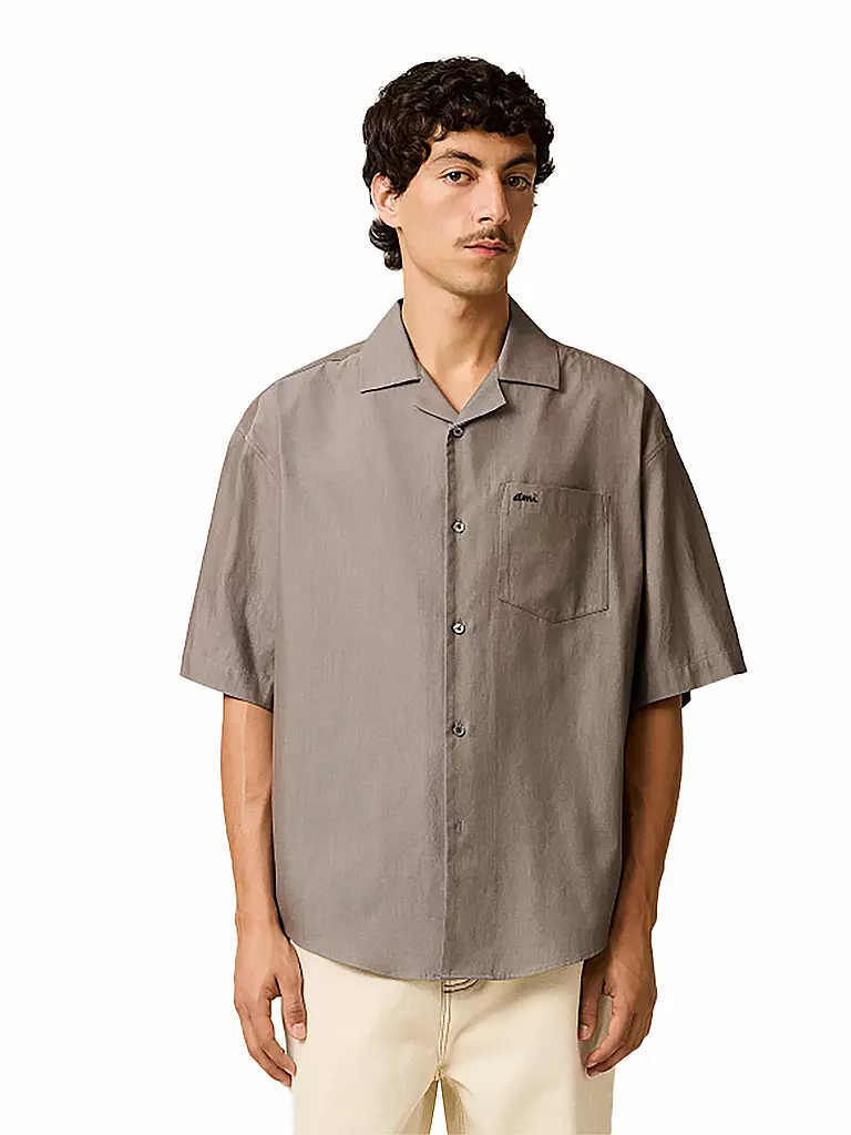 AMI PARIS | Hemd Regular Fit  | grau