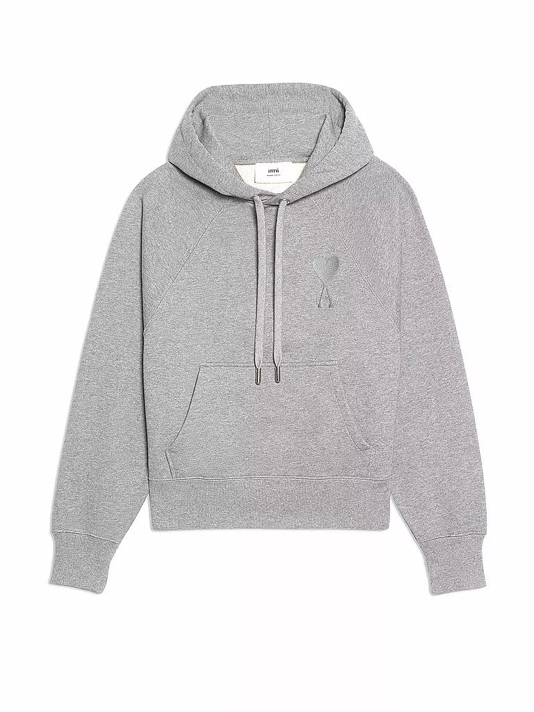 AMI PARIS | Kapuzensweater - Hoodie AMI DE COEUR | grau