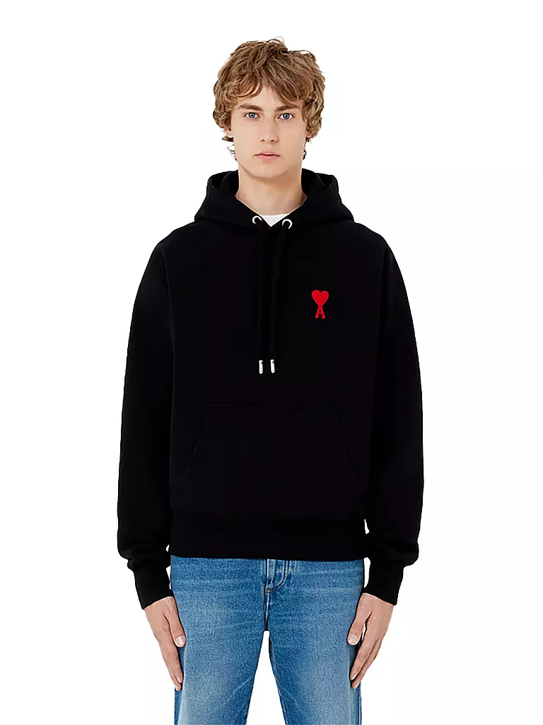 AMI PARIS | Kapuzensweater - Hoodie | schwarz