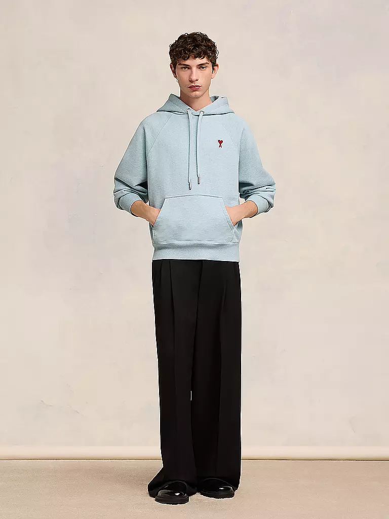 AMI PARIS | Kapuzensweater - Hoodie | hellblau